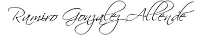 Ramiro's signature